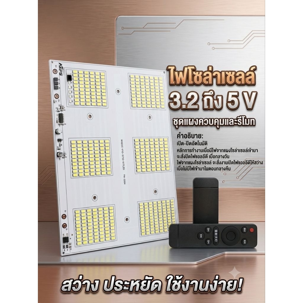 ​ แผงไฟ LED มหาประลัย 3.6A สว่างตาแตก! จบทุกปัญหาความมืด ไฟLED 3-5V