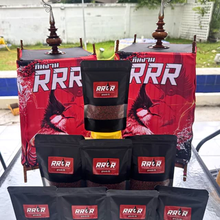 RRR อาหารนกกรงหัวจุก สูตรแข่งR9 Protein24% Fat4% ผลไม้รวม และ ตั๊กแตน จิ้งรีด ไข่มดแดง น้ำผึง แบรนด์ สมุนไพร วิตมินครบ