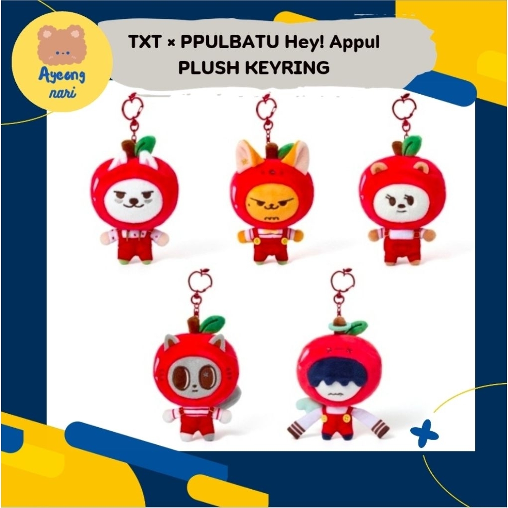🛵 กทม. ส่งทันที พร้อมส่ง 🍎 TXT × PPLUBATU hey! Apple popup md พวงกุญแจ