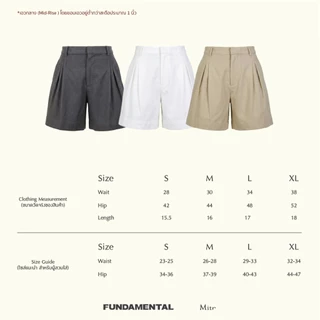 Fundamental Mitr Preppy Shorts