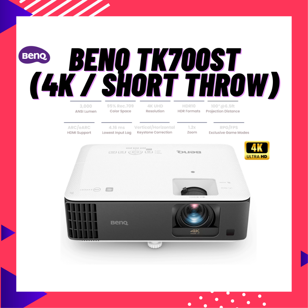 BenQ TK700ST (Home Theater Projector) โปรเจคเตอร์ดูหนัง 4K