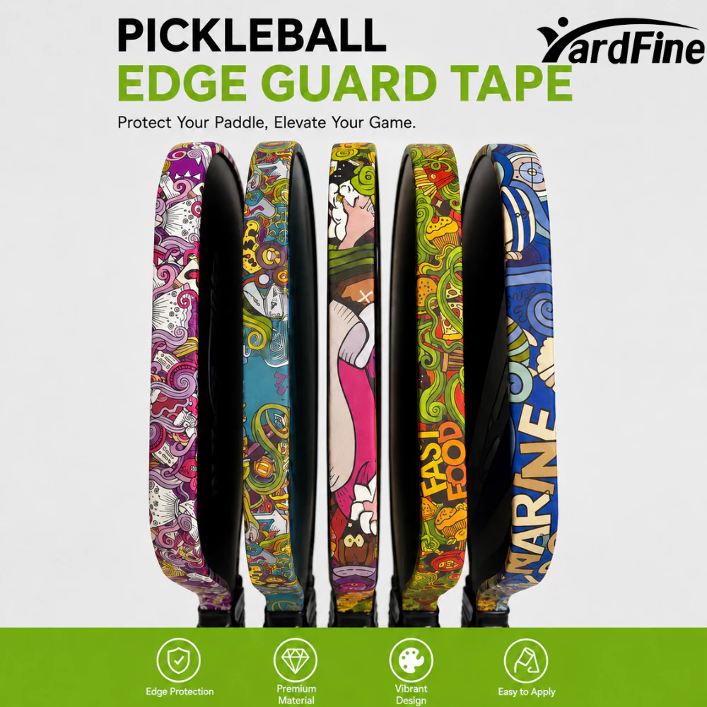 Pickleball Paddle Edge Strip Protective Sticker- Racket สติกเกอร์ติดขอบกันรอยไม้พิคเคิลบอล