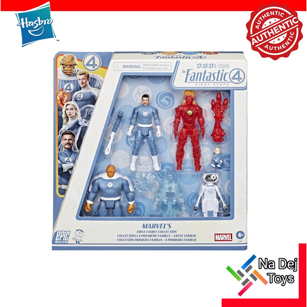 Marvel Fantastic Four First Family Multipack Set 4" Figure มาเวล แฟนแทสติก โฟร์ มัลติแพค ขนาด 4 นิ้ว