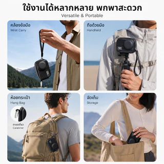 Telesin DJI Osmo Action 6 / 5Pro / 4 DisAdv Camera Storage Case กระเป๋าเก็บตัวกล้องกันกระแทก
