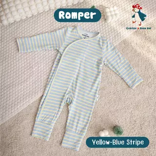 Charles x Snow Owl ชุดเด็กอ่อนผ้าดูด Original MagnetBric Romper แขน-ขายาว