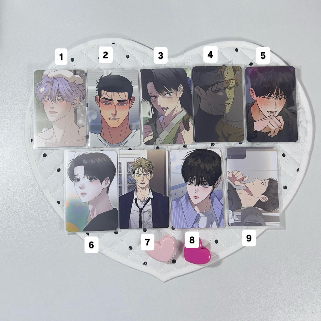 การ์ด manhwa bl photocard