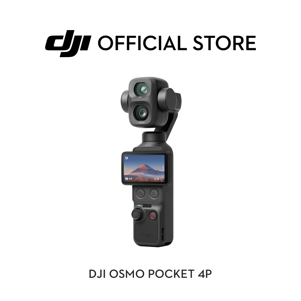 [พรีออเดอร์] DJI Osmo Pocket 4P -  | 4K/240fps | กล้องถ่ายถาพนิ่งเเละวิดีโอ | กันสั่น 3 เเกน | ความจำในตัว 103GB