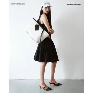 WOMENAGER - Mogenn สี Black รองเท้าหัวแหลมส้นสูง สวมใส่ง่าย