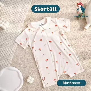 Charles x Snow Owl Shorttall ชุดแขนสั้น-ขาสั้น เด็กแรกเกิด -9 เดือน จากใยไผ่พรีเมี่ยม