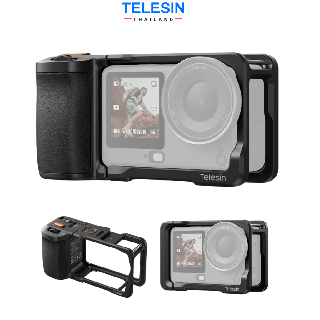 TELESIN DJI OSMO Action 6 Remote Street Photography Kit ชุดกริปถ่ายภาพพร้อมรีโมท