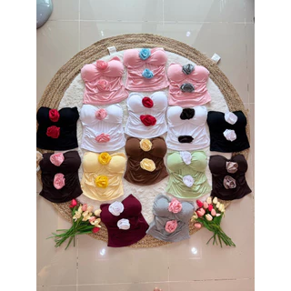 💕ShopBypuy💕เกาะอกชั้นๆแต่งดอกกุหลาบ🌹