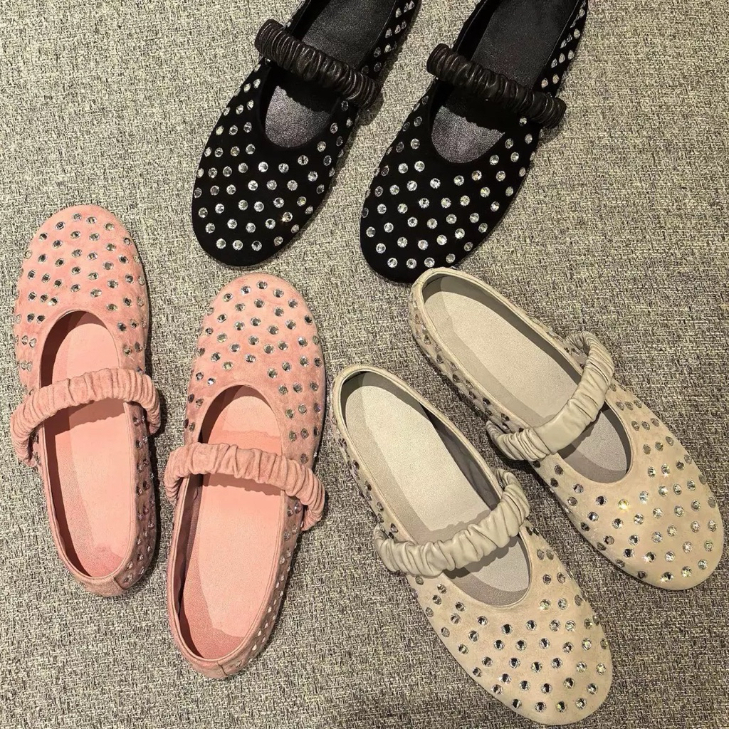Wink shoes รองเท้าคัทชูเพชร