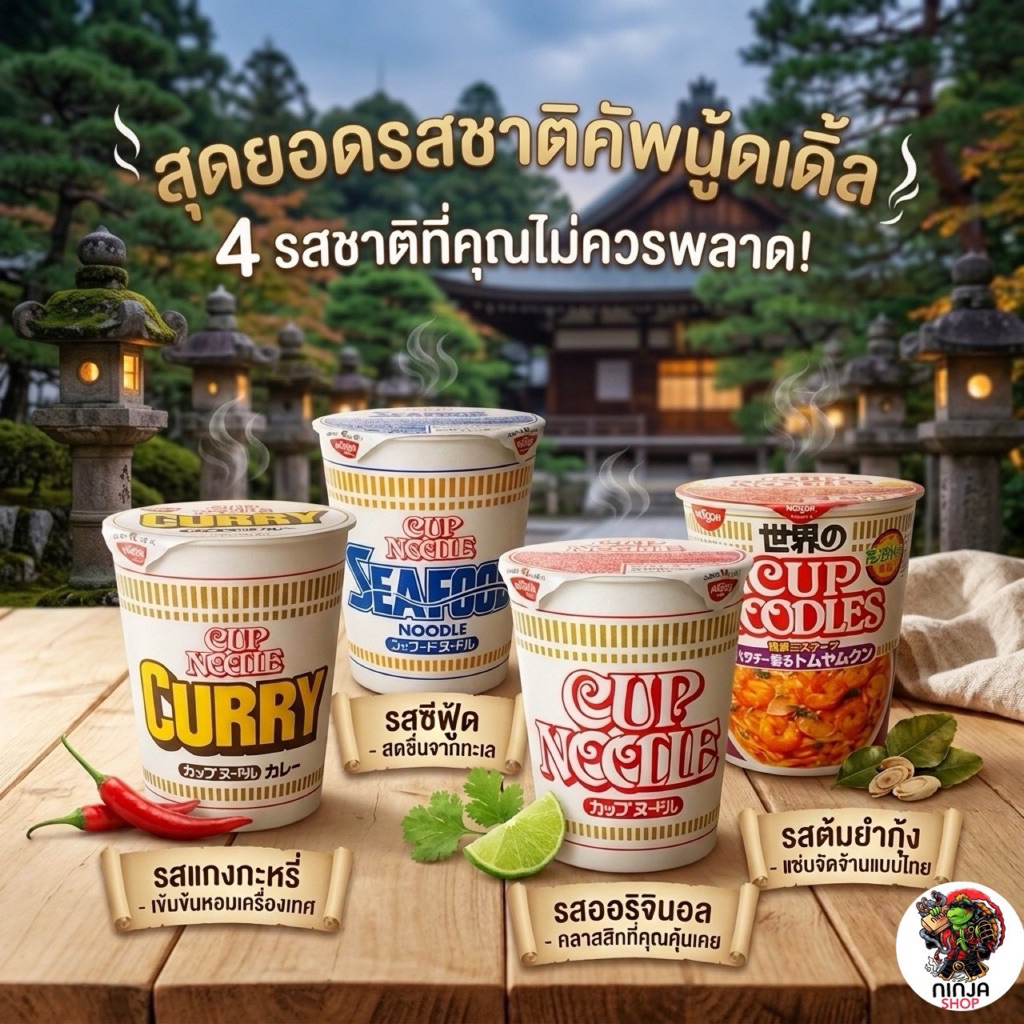 มาม่าคัพ Nissin Cup Noodle ราคาโปรนิชชินคัพนู้ดเดิ้ล