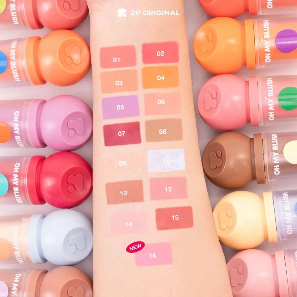 OH MY BLUSH DOT #บลัชหัวโต #ohmyblushdot (15 Colors) 3g. thumbnail 7