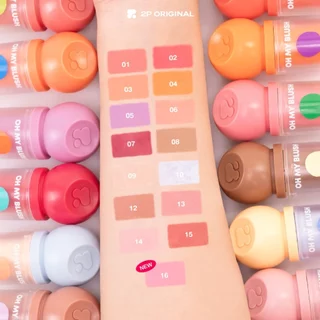 OH MY BLUSH DOT #บลัชหัวโต #ohmyblushdot (16 Colors) 3g.