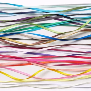 ริบบิ้นขนาดเล็ก กว้าง 3 มิล (0.3mm) Small Ribbon for DIY Crafts
