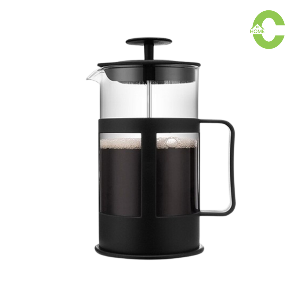 เหยือกชงกาแฟสด แก้วชงกาแฟ French Press ชงชาได้ ผลิตจากแก้ว ขนาด 350/600/800/1000 ML Simple Kitchen