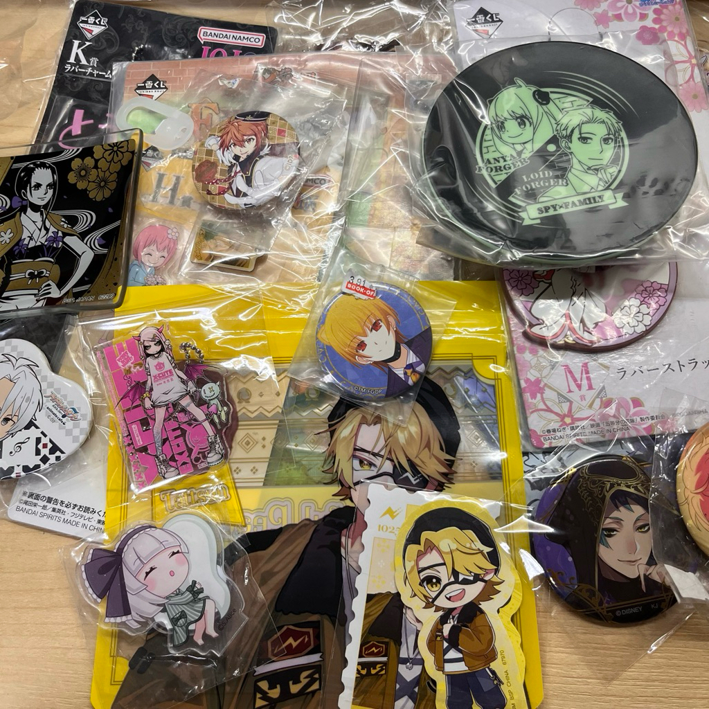 รวมของสะสมอนิเมะญี่ปุ่น🍡🍥Badge / Acrylic / Rubber Strap