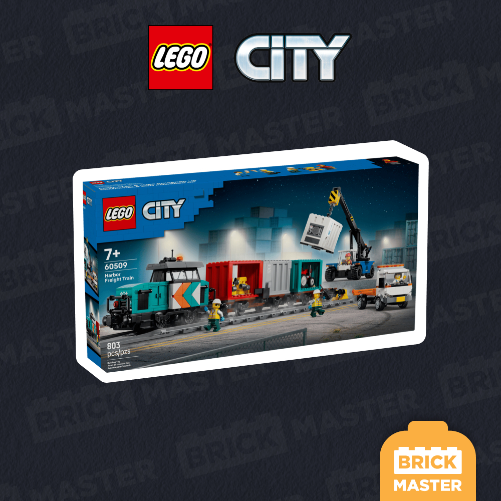 LEGO City #60509 : Harbor Freight Train with Crane & Truck (เลโก้ รถไฟ)