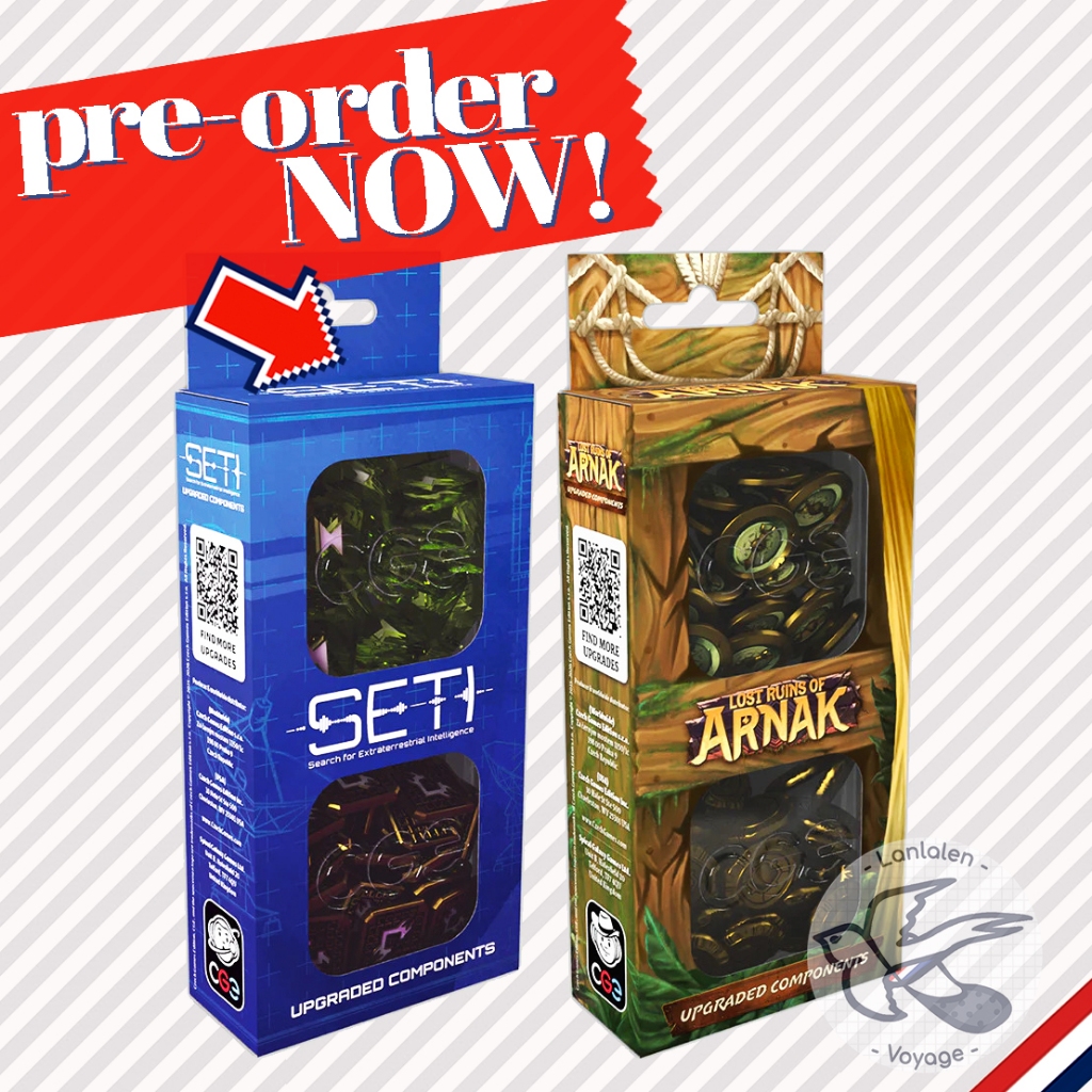 [Pre-Order] SETI Upgraded Components / Lost Ruins of Arnak Upgraded Components [Boardgame]