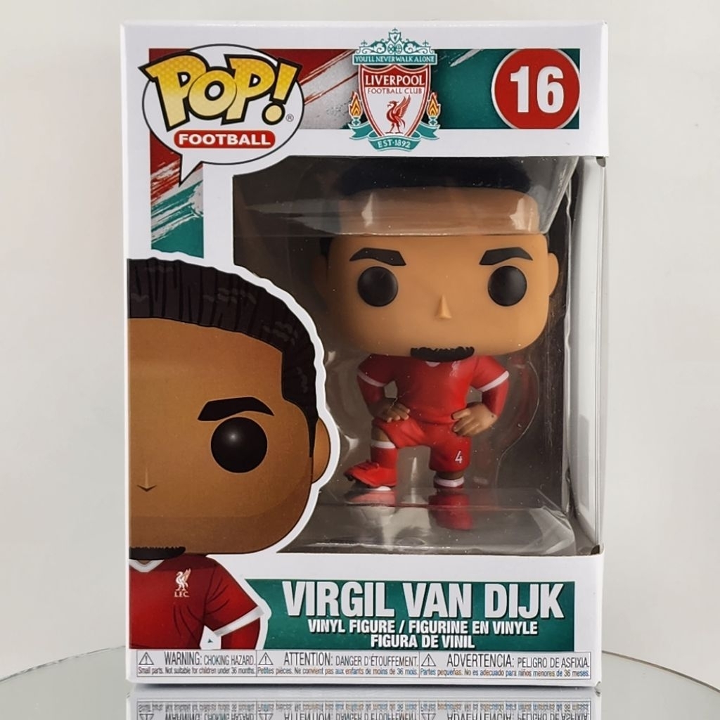Funko Pop! Liverpool FC - Virgil Van Dijk #16