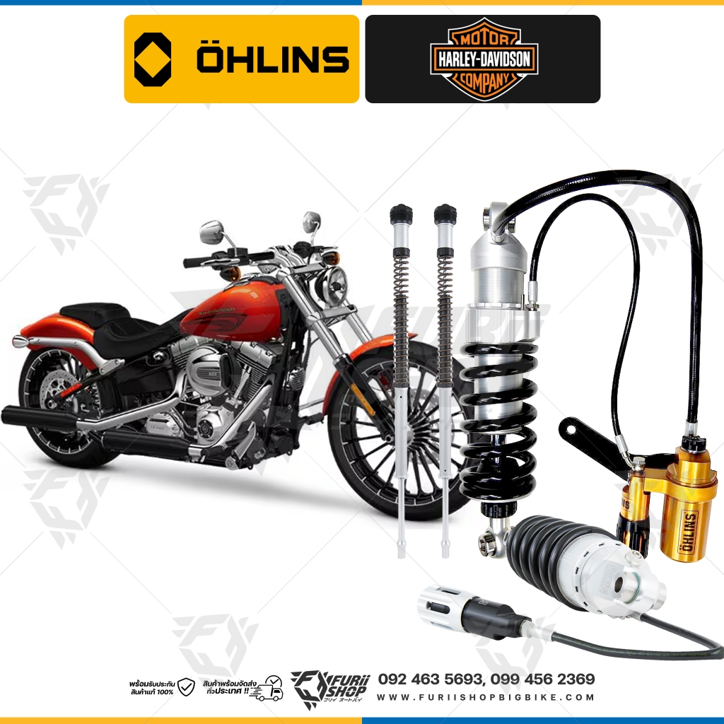 Ohlins FKS221 / HD513 / HD517 For : Harley-Davidson Softail Breakout 2018-2025