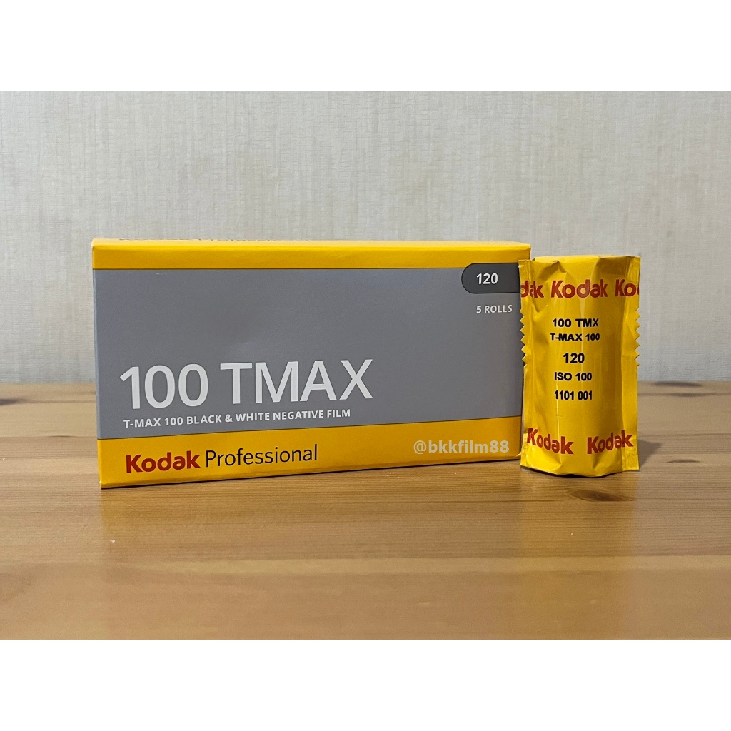 ฟิล์มขาวดำ 120 Kodak 100 Tmax 120 (ราคาต่อม้วน) Tmax100 ฟิล์มถ่ายรูป ฟิล์ม120 T-Max