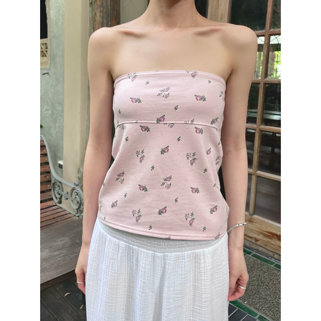 rosebuds tube top  💗