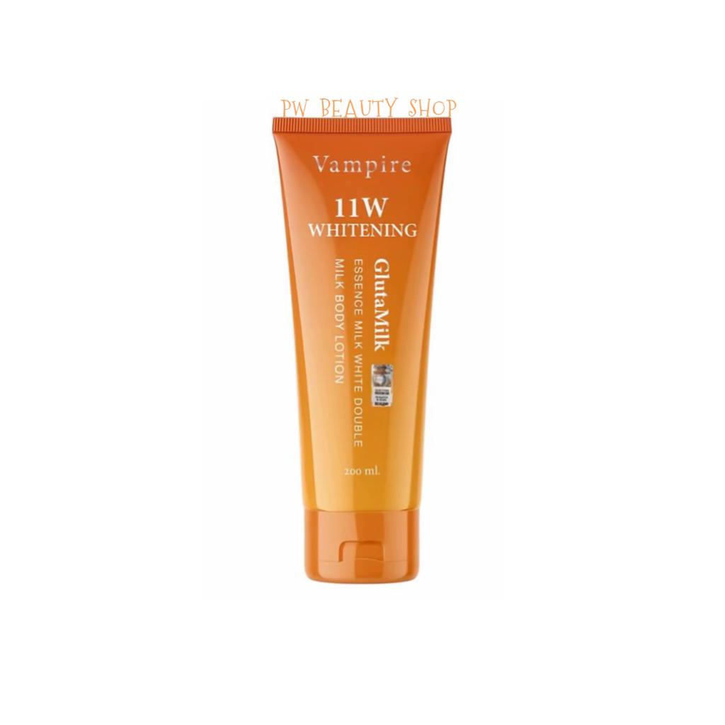 โลชั่นน้ำนมตบผิวขาว 11W Whitening ขนาด200ml.