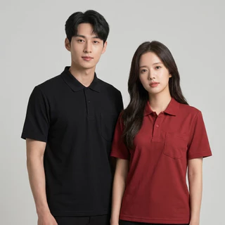 DK KARNTOR เสื้อโปโลผู้ชาย เสื้อคอปก ทรงตรง Unisex (ผู้หญิงใส่ได้) มีกระเป๋า ใส่สบาย บิ๊กไซส์ใหญ่พิเศษ XS-6XL