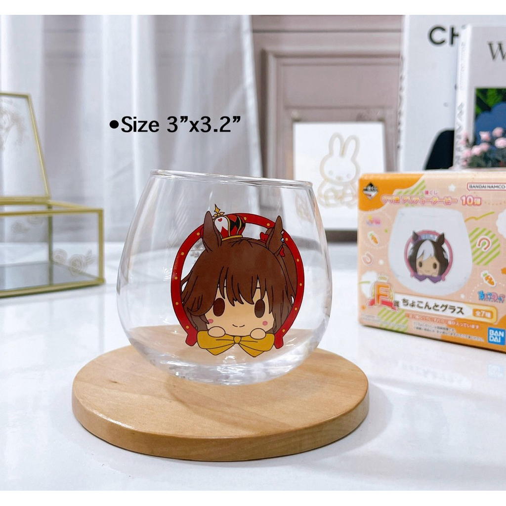 (พร้อมส่ง-021) แก้วน้ำ ก้นกลม จับถนัดมือ ขนาด 3" x 3.2" การ์ตูนอนิเมะญี่ปุ่น ลิขสิทธิ์แท้ 100% จากญี่ปุ่น