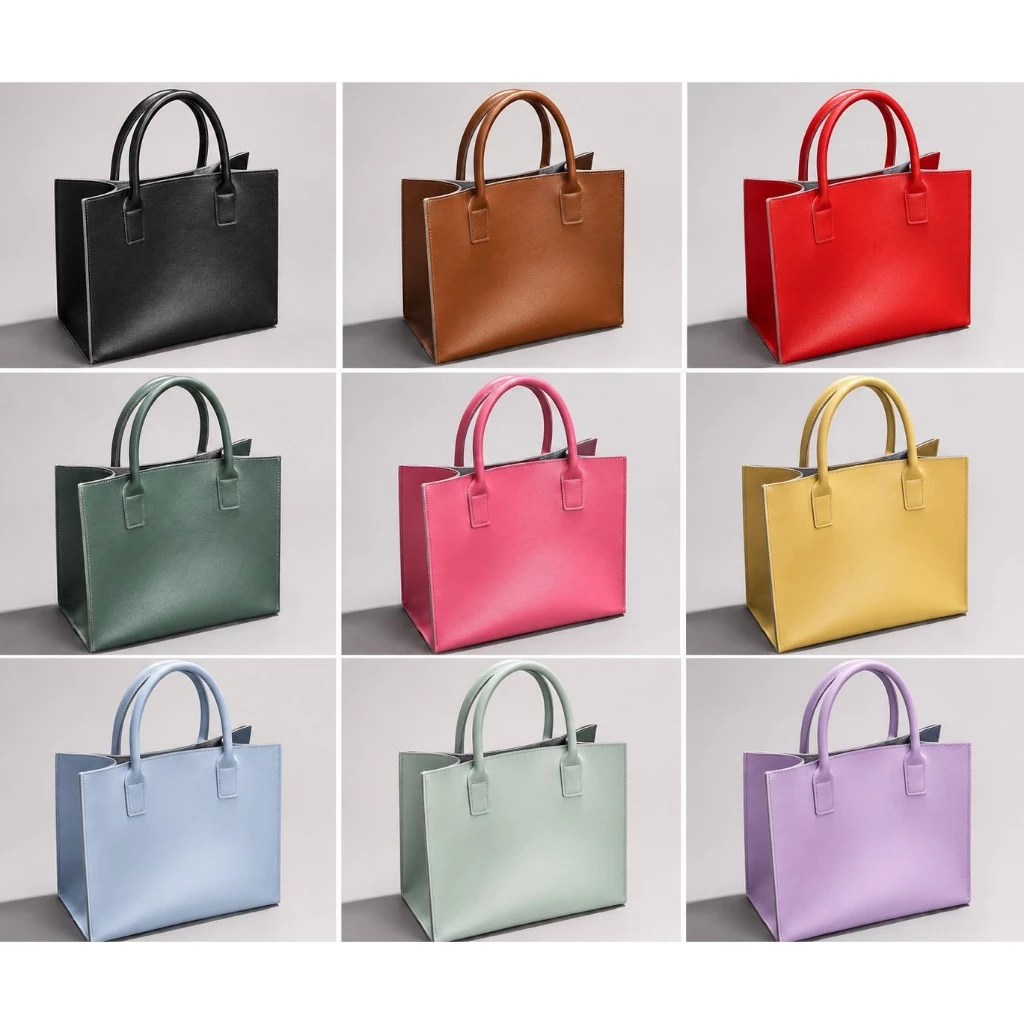 กระเป๋า TOTE Bag ผลิตจาก หนังเทียม PVC คุณภาพสูง