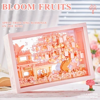 ✨ใหม่✨กล่องดอกไม้ตัวต่อ DIY ของขวัญวันครบรอบ ของขวัญวาเลนไทน์ ตั้งโชว์สวย