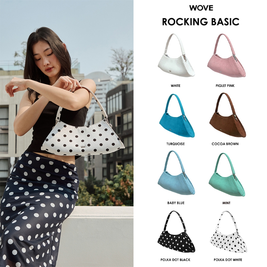 WOVE - Rocking basic shoulder bag กระเป๋าถือสะพายไหล่