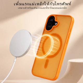 เคสผิวด้านสัมผัสนุ่ม มีแม่เหล็ก รองรับไอโฟน 17,16,15,14 Pro Max และรุ่น 16,15,14 PLUS