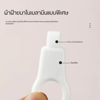 3ชิ้น/แพ็ค ฟองน้ำทำความสะอาดฟัน สำหรับเด็กและผู้ใหญ่ ขจัดคราบชาคราบเหลืองบนผิวฟัน