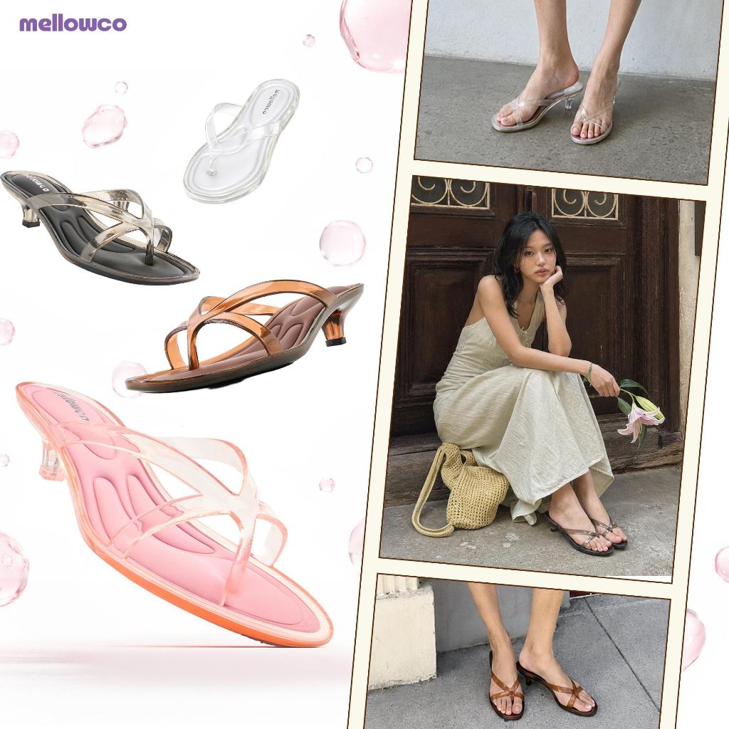 Mellowco รุ่น Misty Jelly Heels รองเท้าส้นสูงแฟชั่น MJ-6514