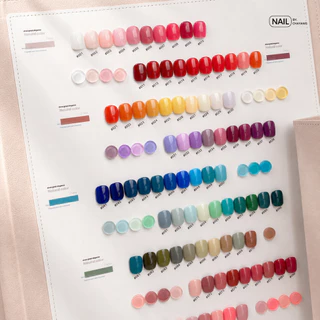 สีเจล ENOU แบบแยกขวด รุ่นขวดสี โทนสีพื้น (TPO free + HEMA free + TMPTA free)
