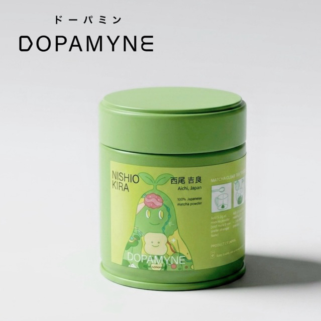 DOPAMYNE | ผงมัทฉะ nishio kira blend matcha powder design for latte • 30g , 50g