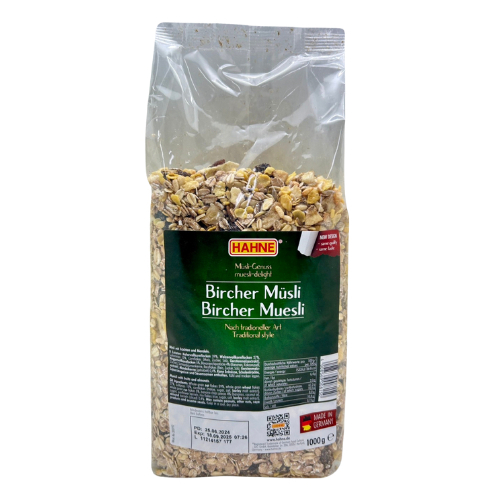 Hahne Bircher Muesli ฮาทเน่ เบริชเชอร์ มูสลี่ 1000g.
