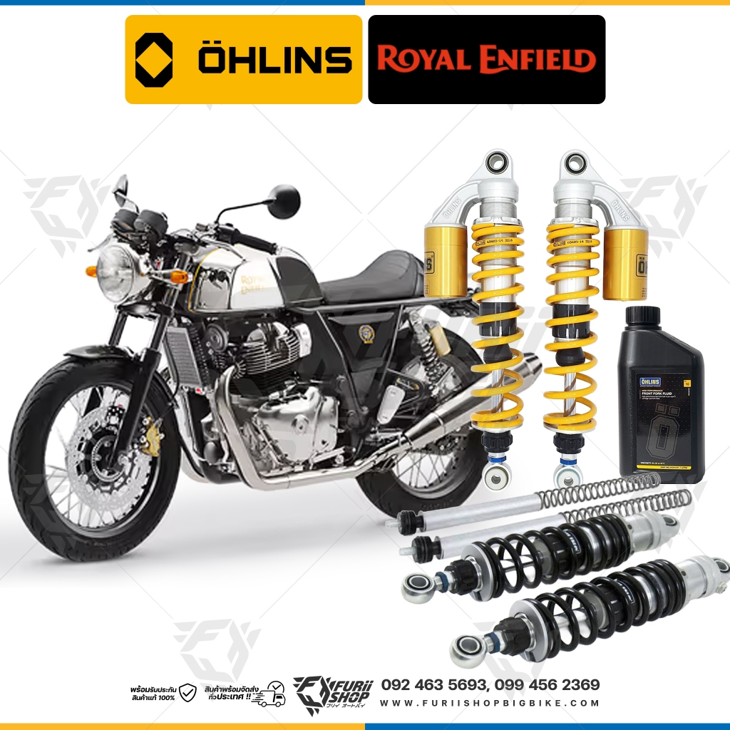โช้ค Ohlins FSK145 / RE911 / RE912 Royal Enfield Continental GT 650 / Interceptor 650 2019 - 2021