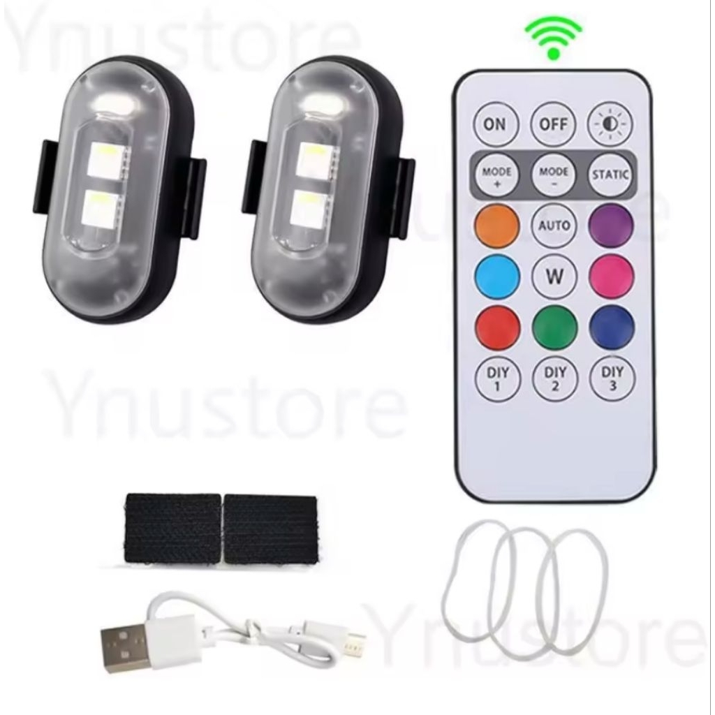 (สินค้าใหม่)ไฟท้ายจักรยาน แสงไฟ LED อเนกประสงค์ แบบชาร์จไฟ USB ไฟจักรยาน