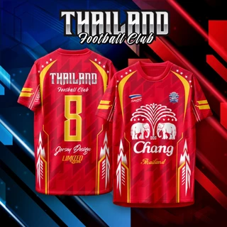 เสื้อคอกลม เสื้อบอล เสื้อกีฬา ลาย ช้าง