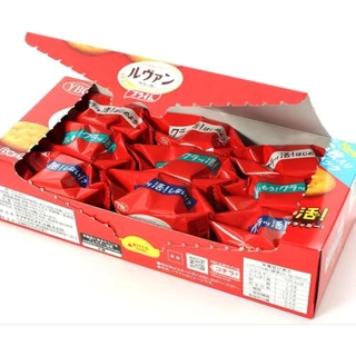 แครกเกอร์ไม่มีไส้ YBC Levin Prime Biscuits ( กล่องใหญ่186g ) แครกเกอร์ จากญี่ปุ่น (9ซองย่อย×6ชิ้น) จากญี่ปุ่น 106001