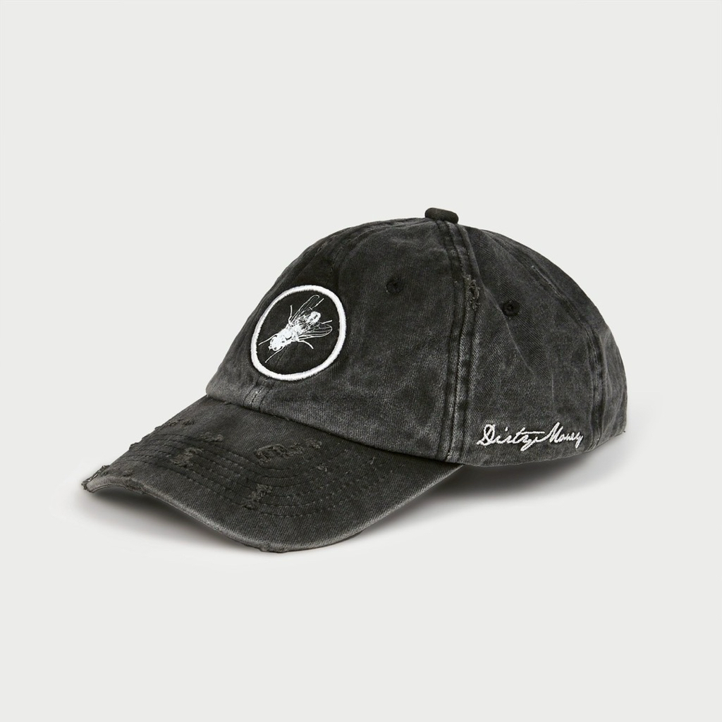 'FUX FLY' distressed faded cap