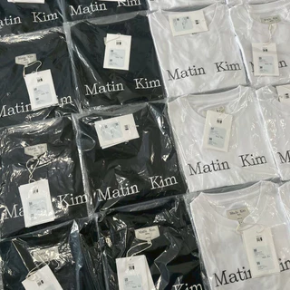 [ PRE-ORDER ] รอบลด 20% MATIN KIM LOGO CROP TOP / LOGO CUTTED CROP TOP