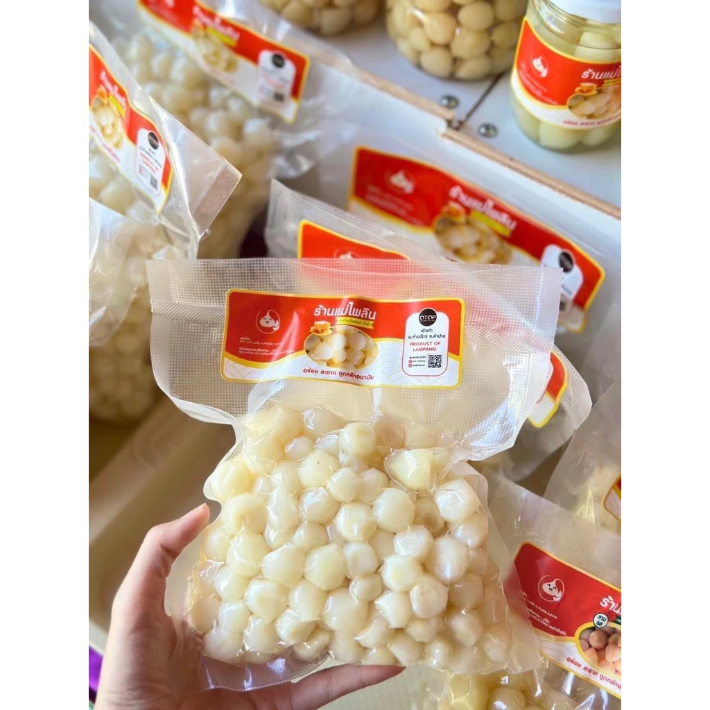 กระเทียมโทนดองน้ำผึ้ง ลดราคา 219฿‼️ น้ำหนักเนื้อล้วนๆๆ 1 กิโลกรัม (ชั่งแต่เนื้อ ไม่รวมน้ำ) มี อย.