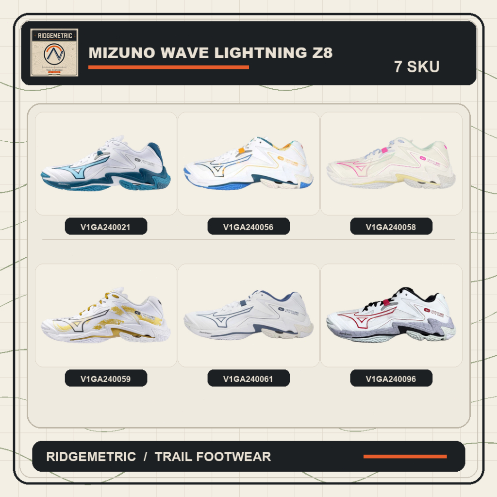 ของแท้ 100%Mizuno Wave Lightning Z8