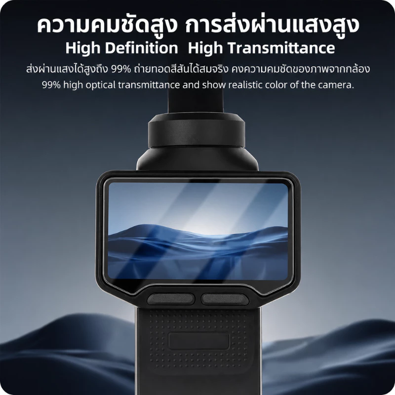 Sunnylife Insta360 Luna Ultra Tempered Film AR Screen Protector ฟิล์มป้องกันเลนส์ thumbnail 5