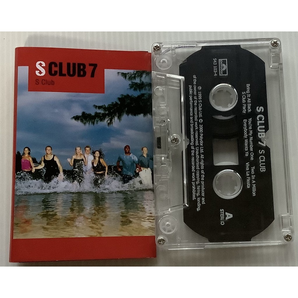 Cassette Tape เทปคาสเซ็ท เพลงลิขสิทธิ์  S Club 7 อัลบั้ม S Club